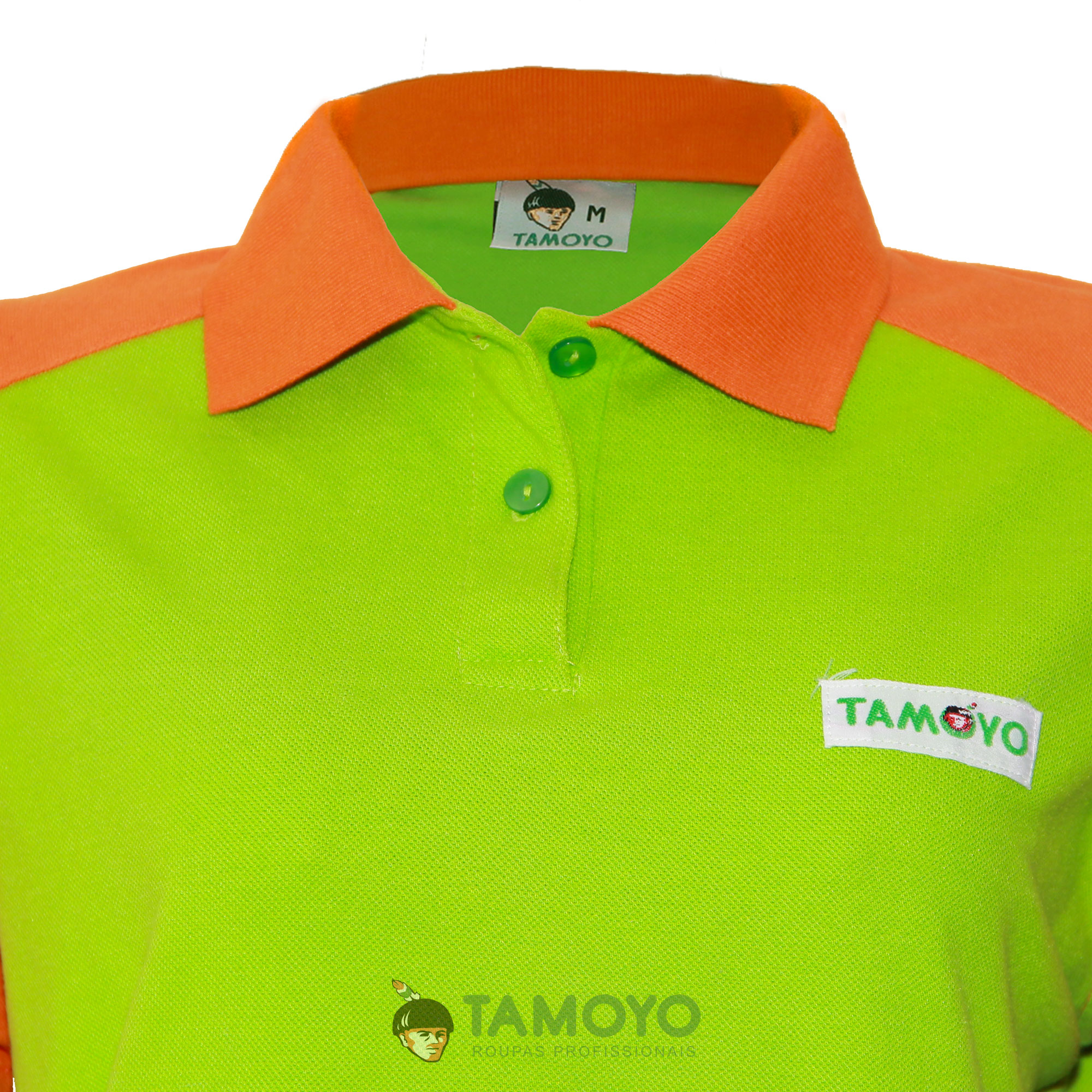 camisa gola polo feminina verde