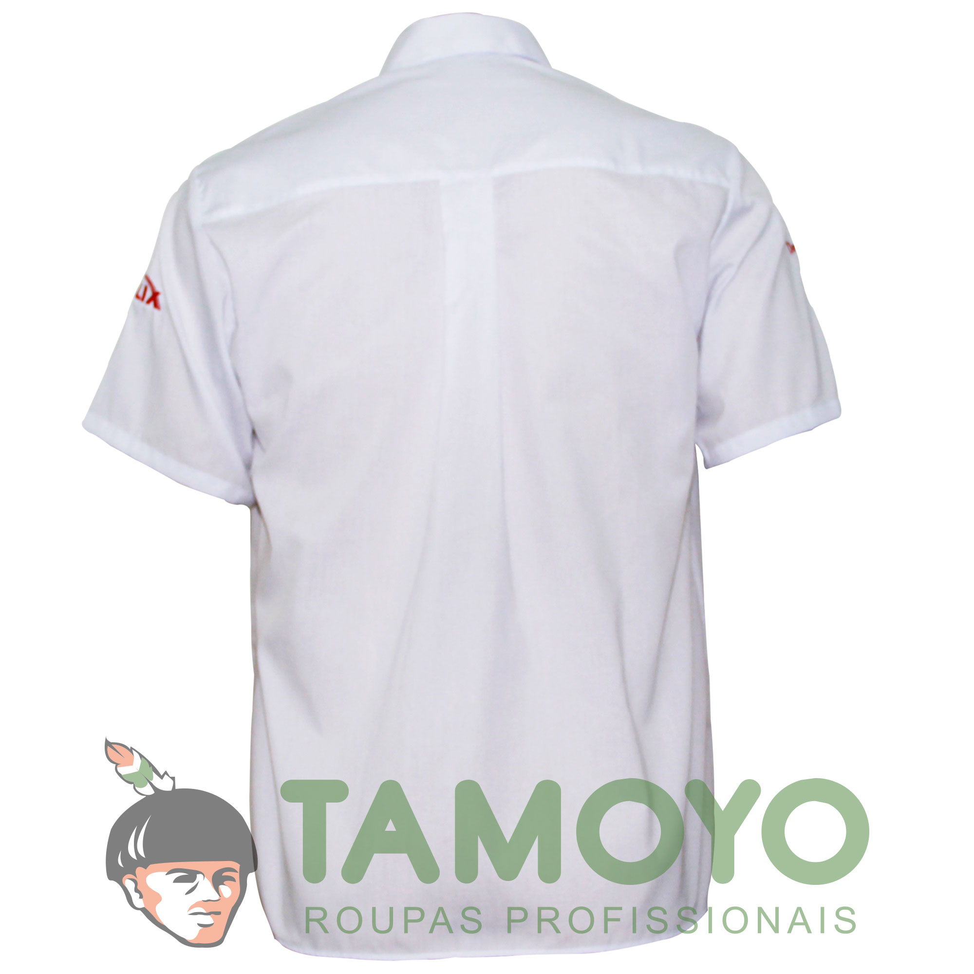 camisa social manga curta masculina